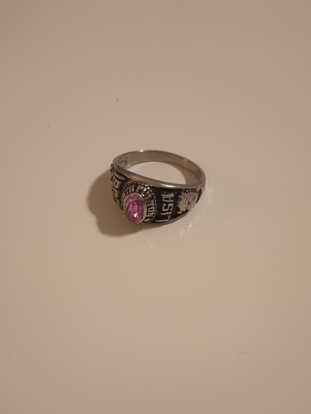 VTG 1990 Gold Lance Women's Class Ring, Sz 6